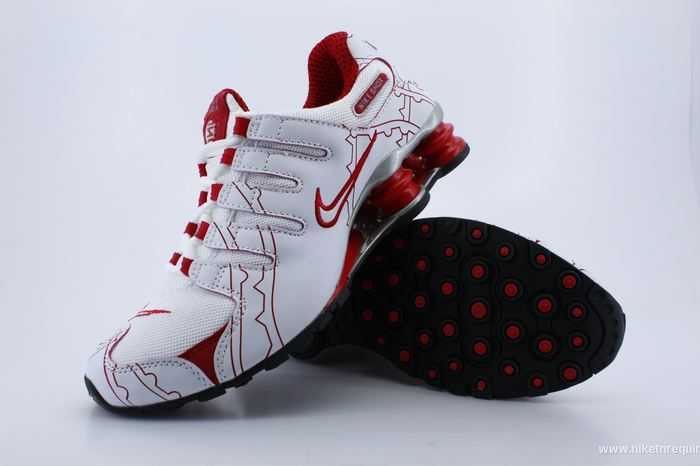 rouge et blanc Nike Shox NZ chaussures (1)
